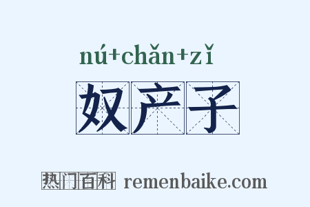 奴产子是什么意思的图片